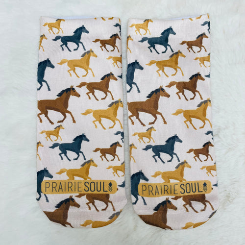 Socks Ankle / Horses Running