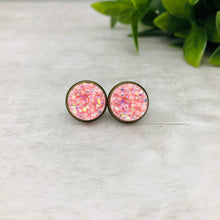 Druzy Earrings / Original / Pink