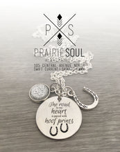 The Road to my Heart is Paved with Hoof Prints Coin Necklace