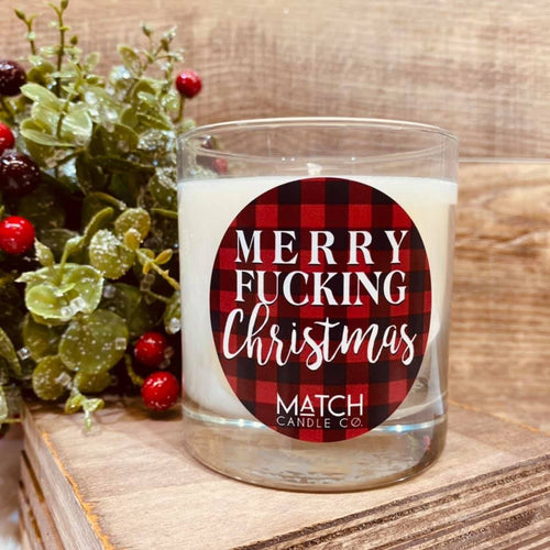 Match Candle Holiday Merry Fucking Christmas