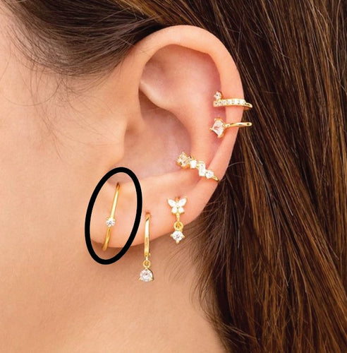 Suspended Diamond Earring (one)